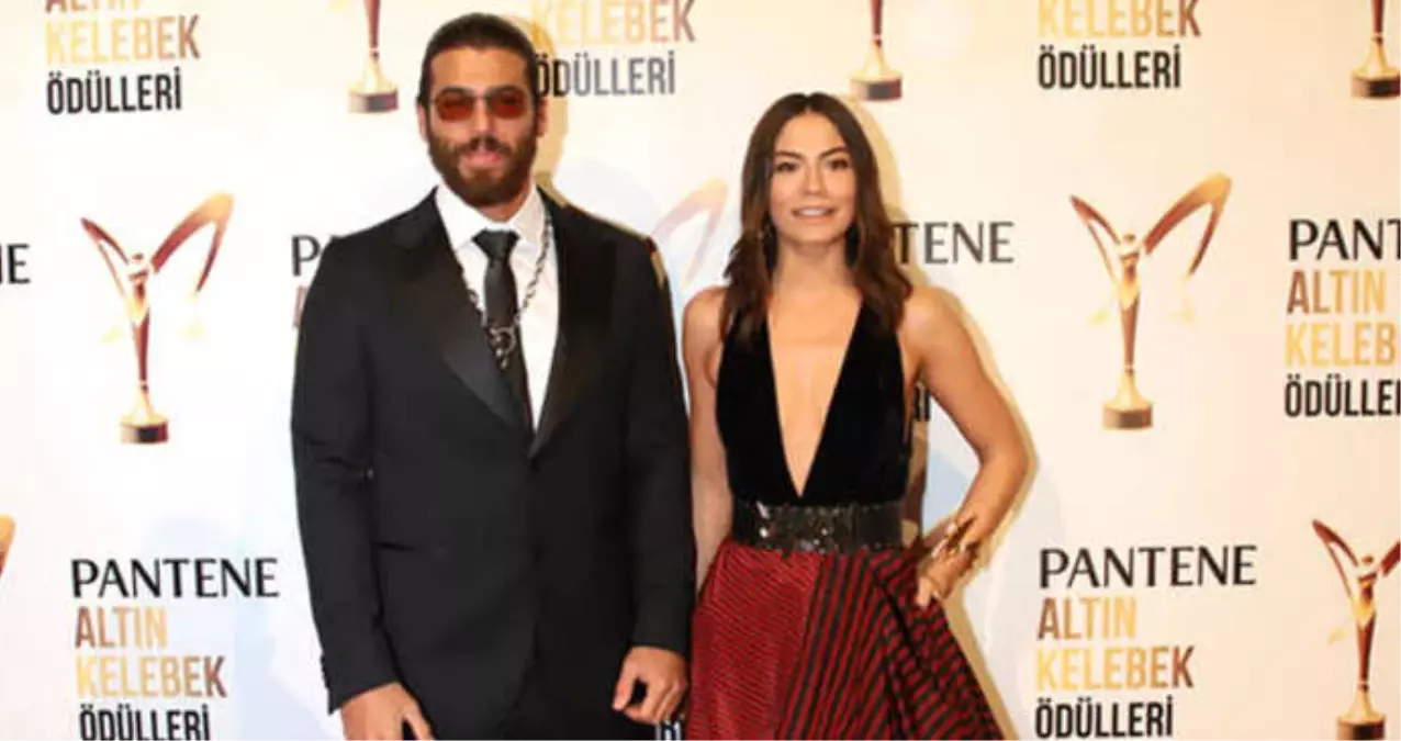 Can Yaman İle Demet Özdemir Altın Kelebek Ödüllerine Damga Vurdu!