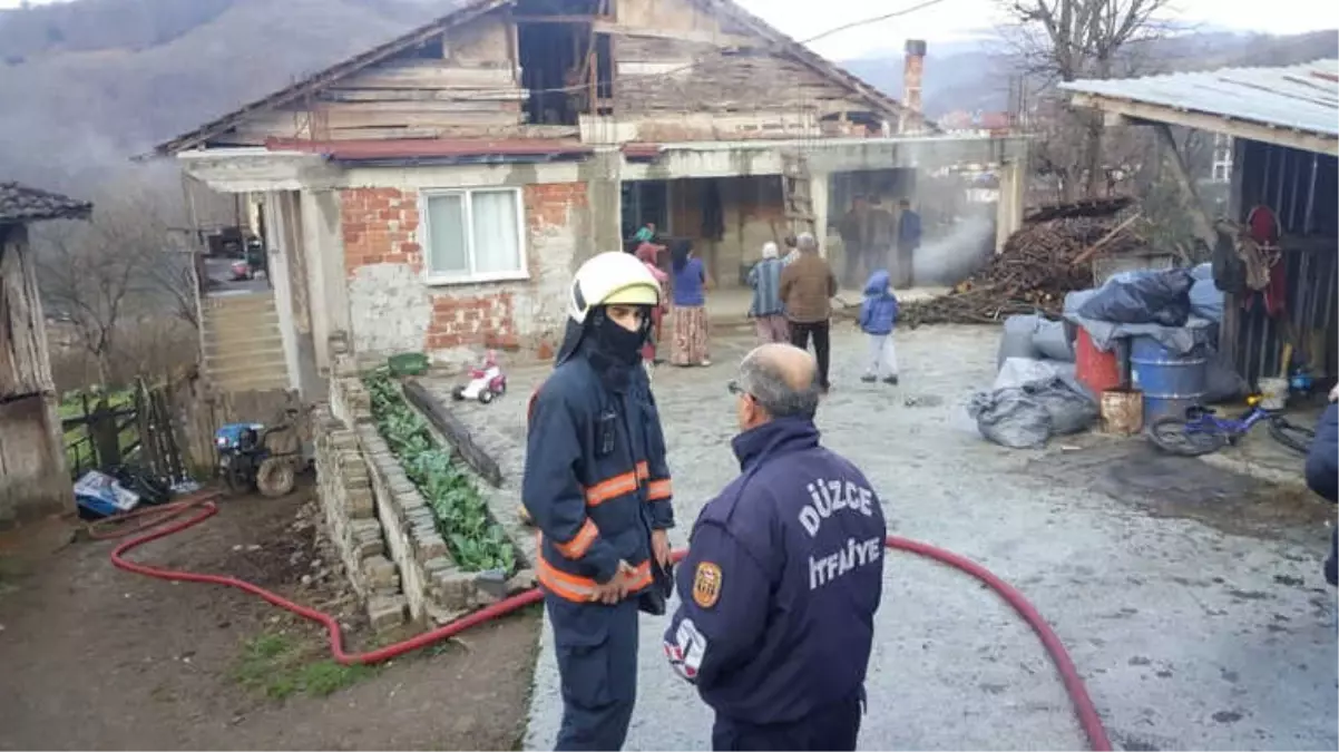 Kalorifer Kazanı Patladı Saçları Yanarak Kurtuldu