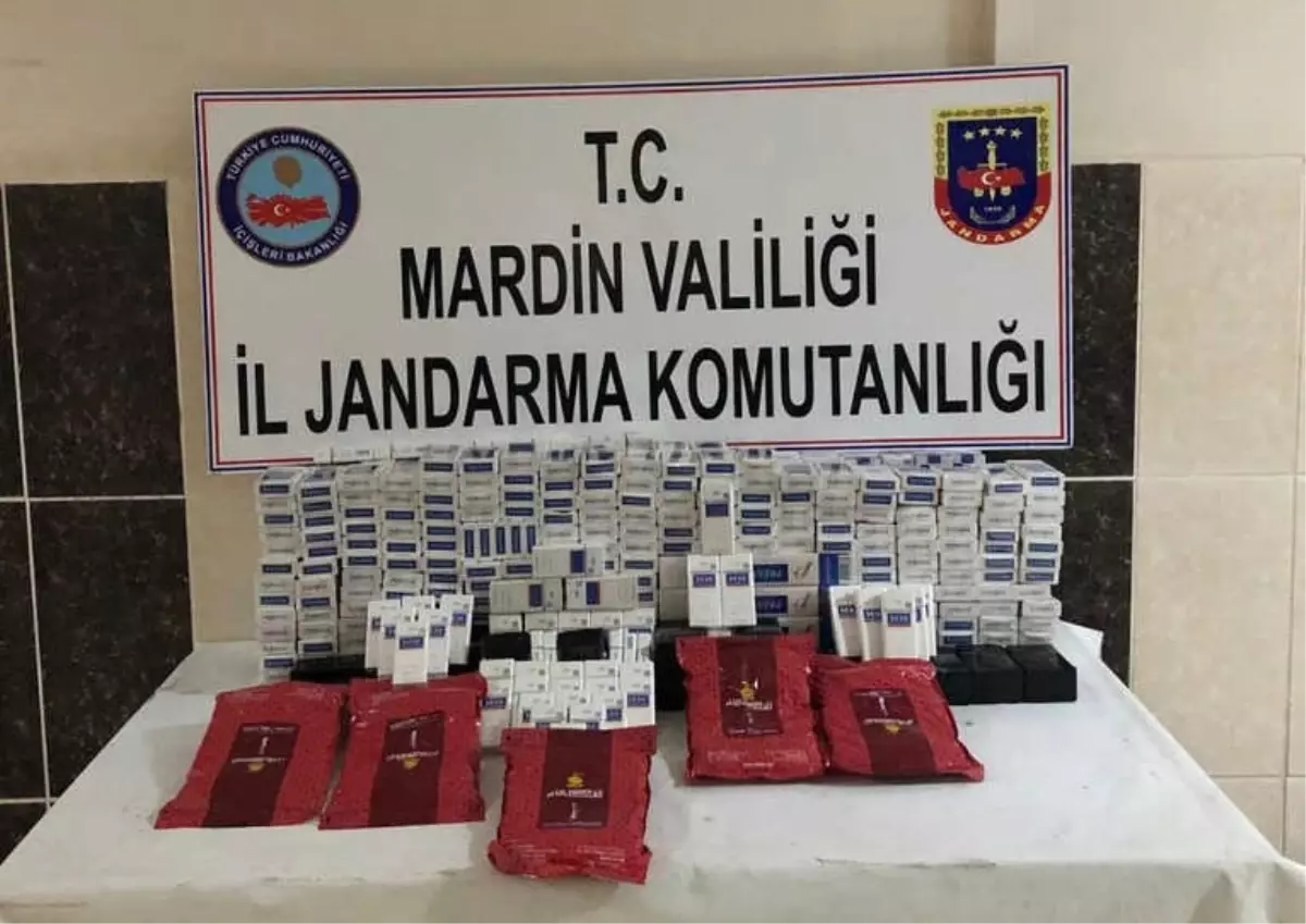 Mardin\'de 4 Bin 220 Paket Kaçak Sigara Ele Geçirildi