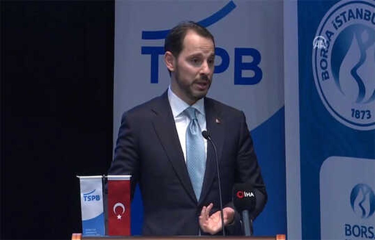 Hazine ve Maliye Bakanı Albayrak, konuşuyor