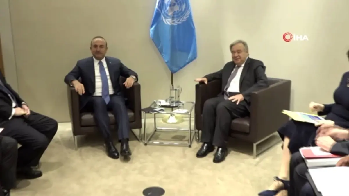 Bakan Çavuşoğlu, BM Genel Sekreteri Guterres ile Görüştü