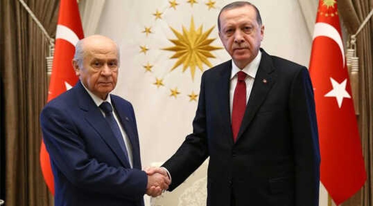 Cumhurbaşkanı Erdoğan ile Bahçeli görüşüyor