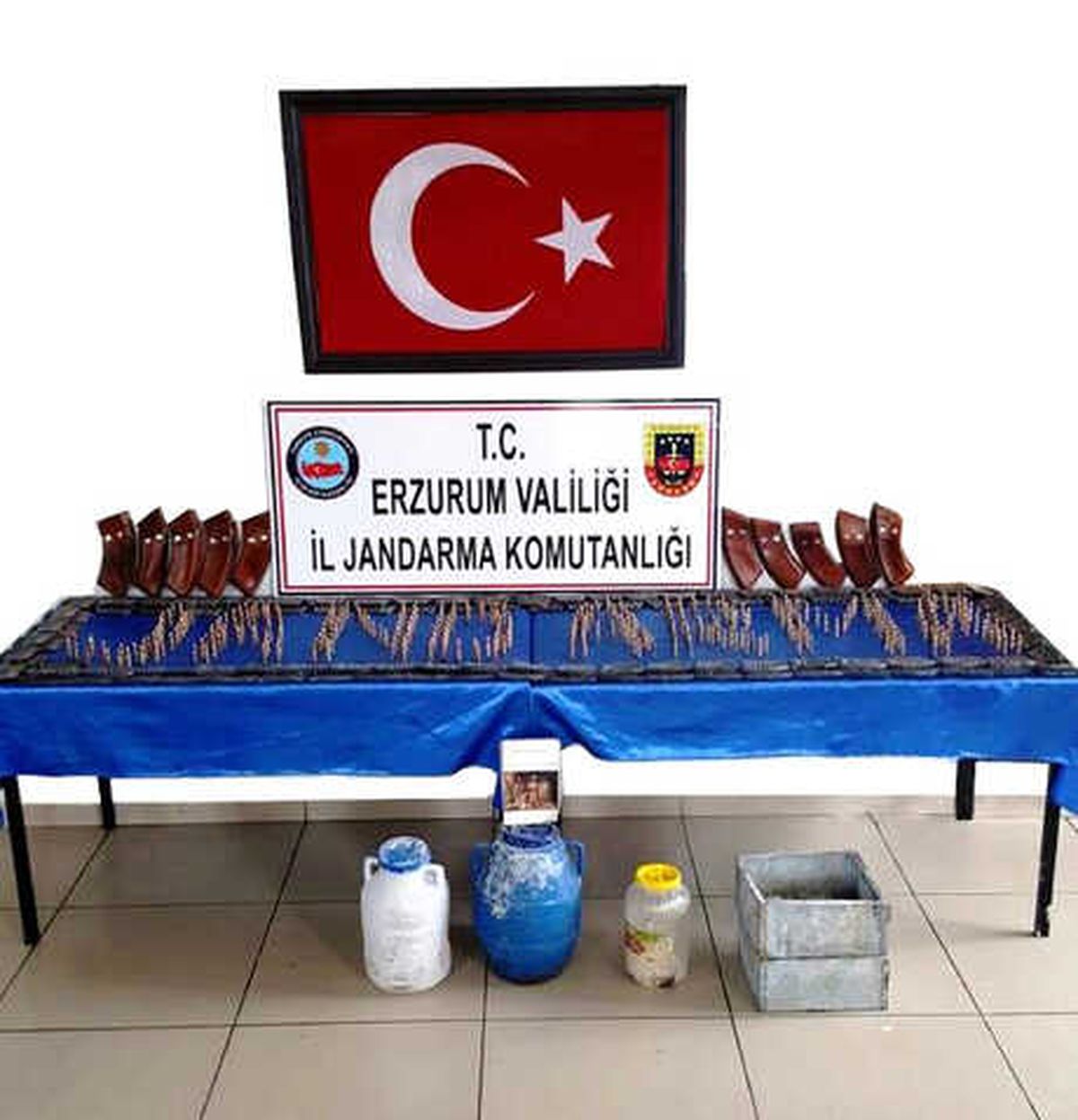 Erzurum\'da PKK\'lı Teröristlere Ait Mühimmat Ele Geçirildi