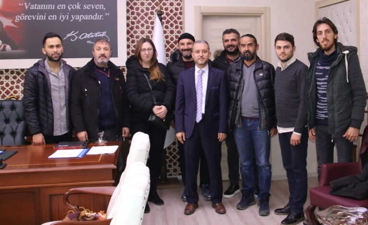 Gazetecilerden Yeni Sağlık Müdürüne Ziyaret