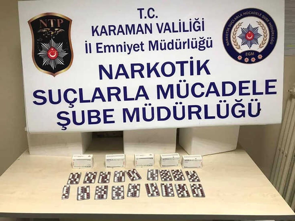 Karaman\'da Uyuşturucu Hap Operasyonu: 1 Tutuklama