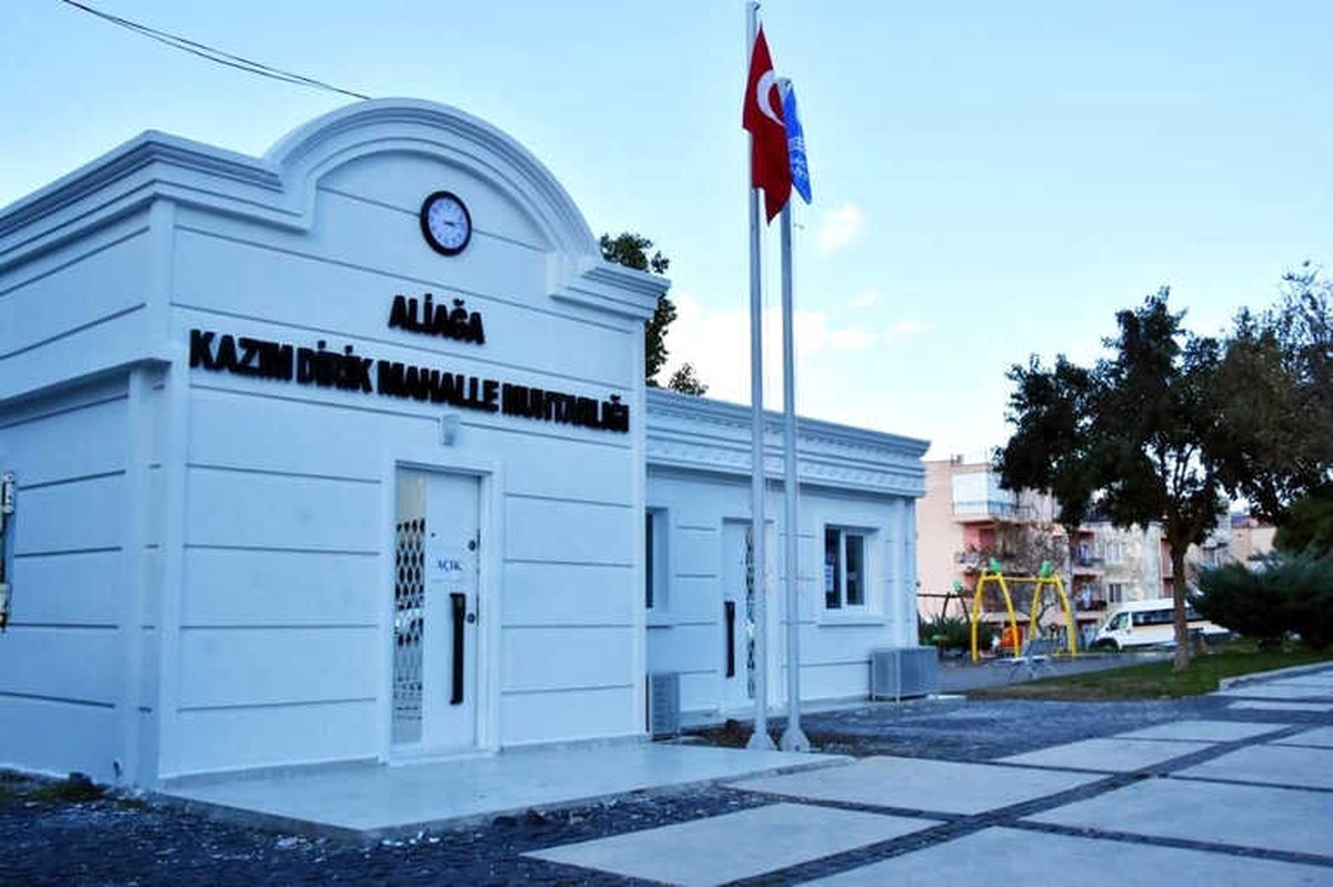 Aliağa\'da Kent Estetiğine Uygun Yeni Muhtarlık Binaları