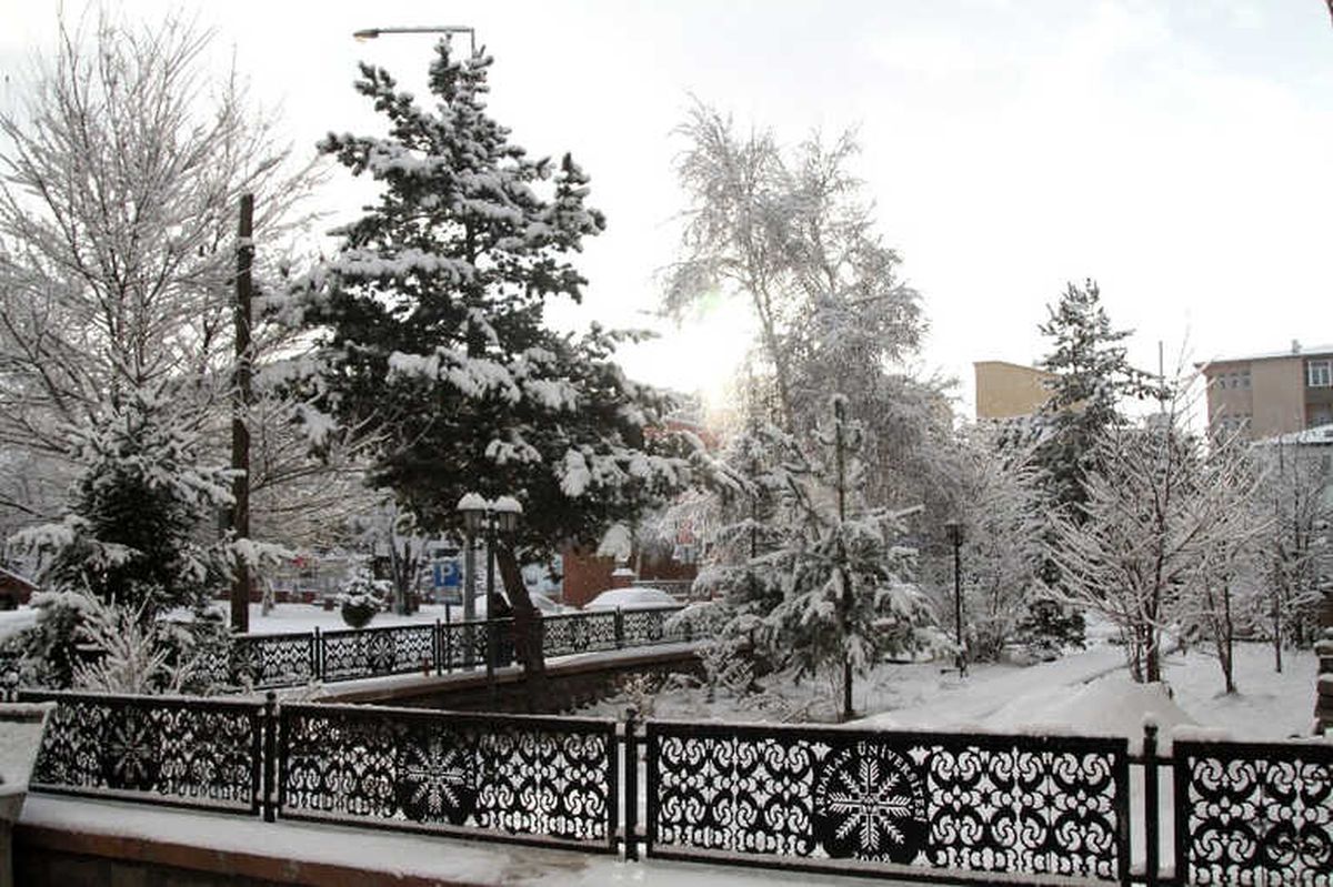 Ardahan\'da Kar Yağışı