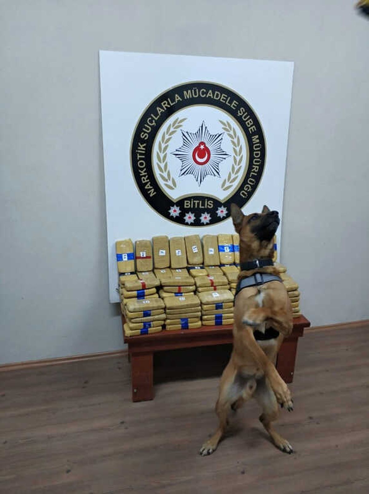 Bitlis\'te 5,5 Milyon Değerinde 78 Kilo Eroin Ele Geçirildi