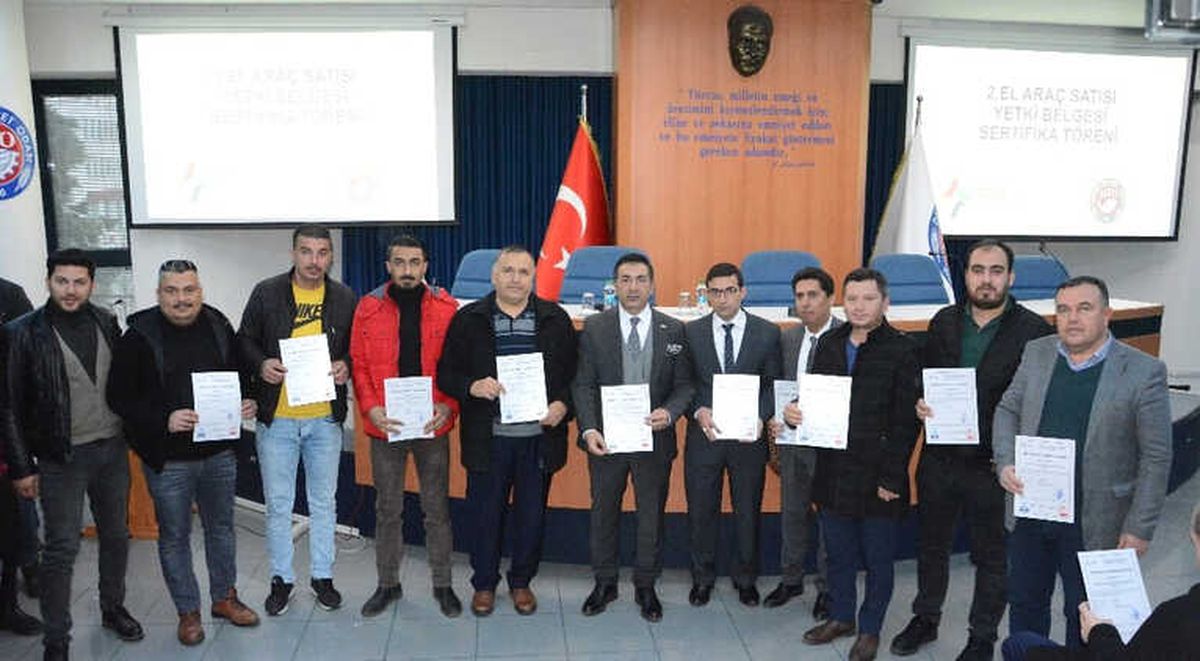 Dto\'da 133 Üye Mesleki Yeterlilik Belgesini Aldı