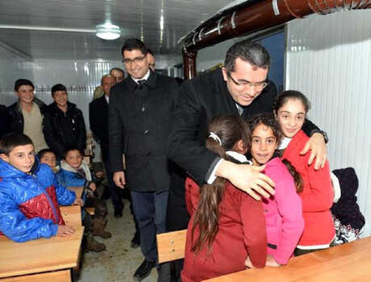 Erzurum\'da Eğitimi Yarıda Kalan 18 Öğrenci İçin Konteyner Okul