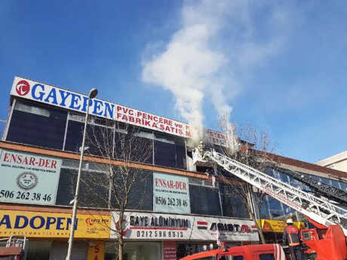 Esenyurt\'ta Korkutan Yangın