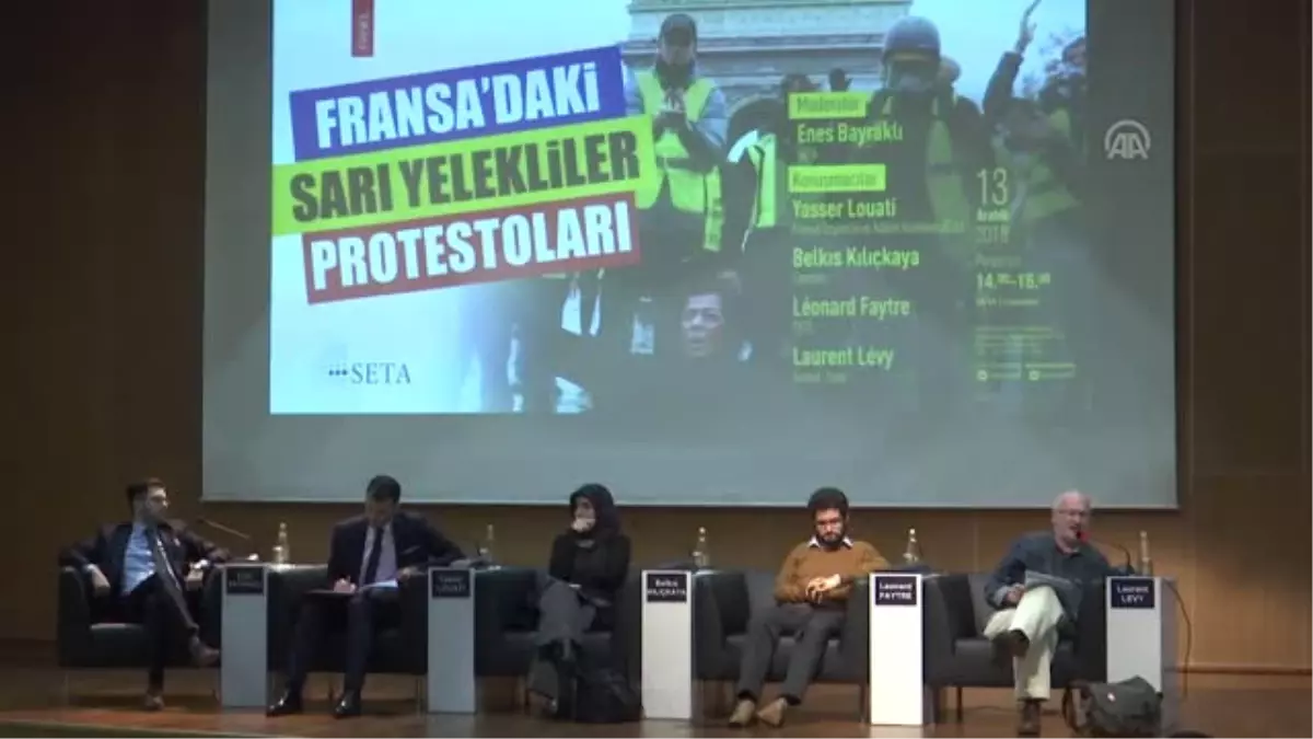 Fransa\'daki Sarı Yelekliler Protestoları" Paneli