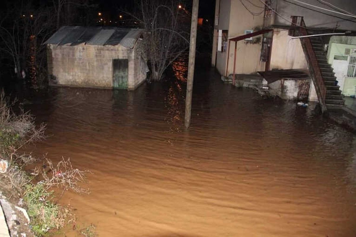 Güroymak\'ta Su Baskını