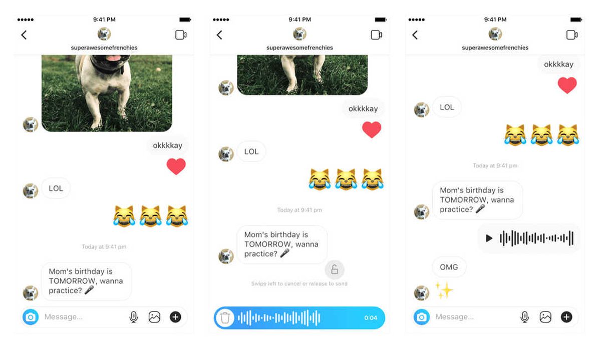 Instagram Whatsapp Tarzı Sesli Mesaj Özelliğini Sundu