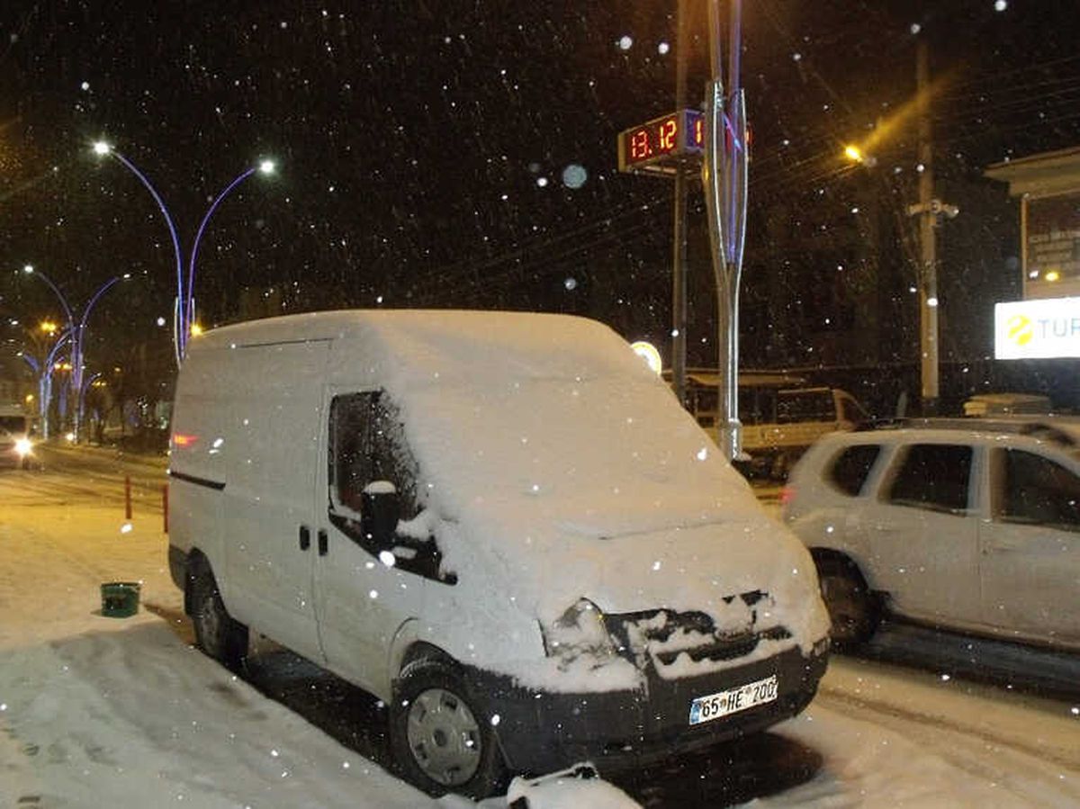Özalp İlçesinde Kar Yağışı
