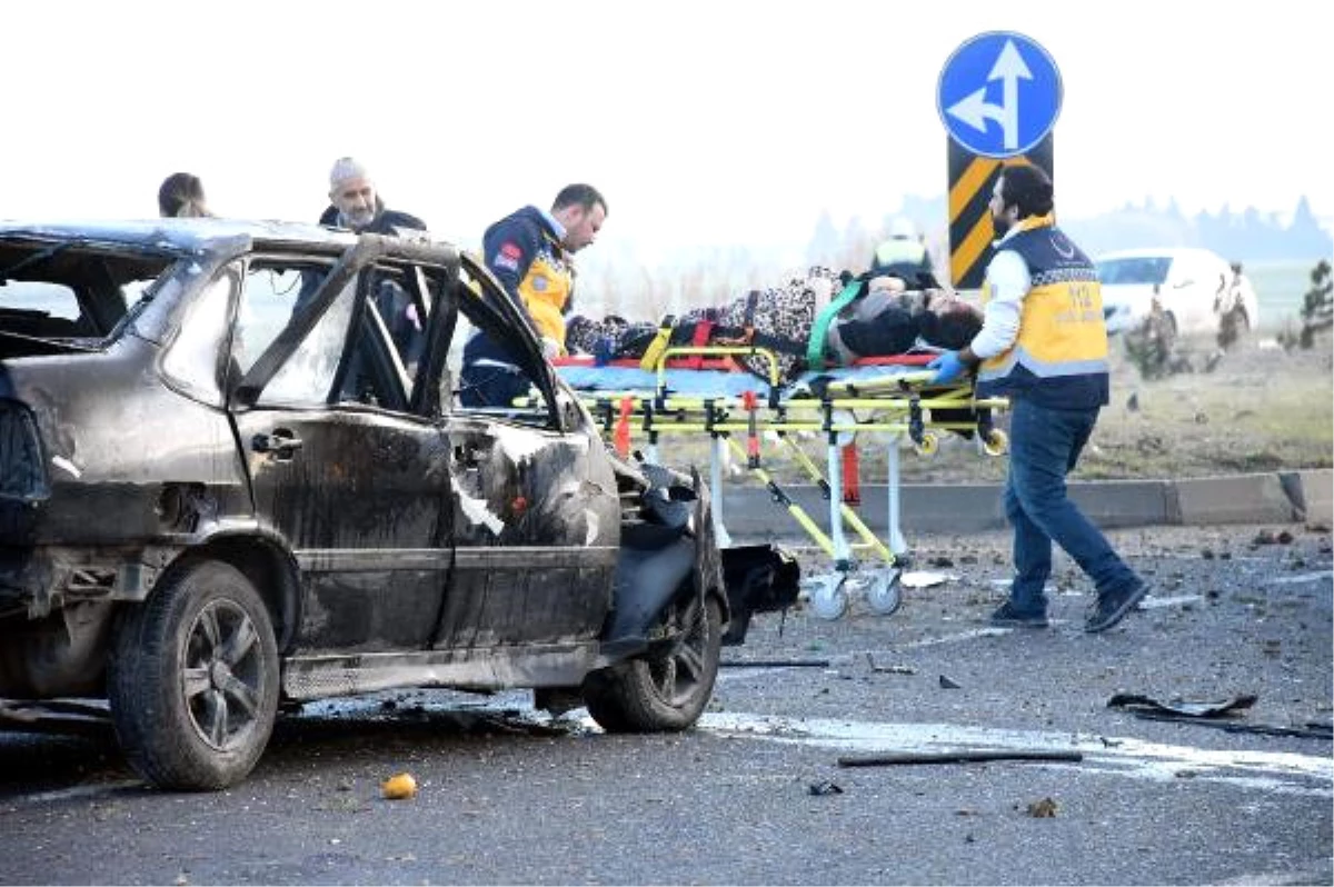 Takla Atan Otomobildeki 6 Kişi Yaralandı