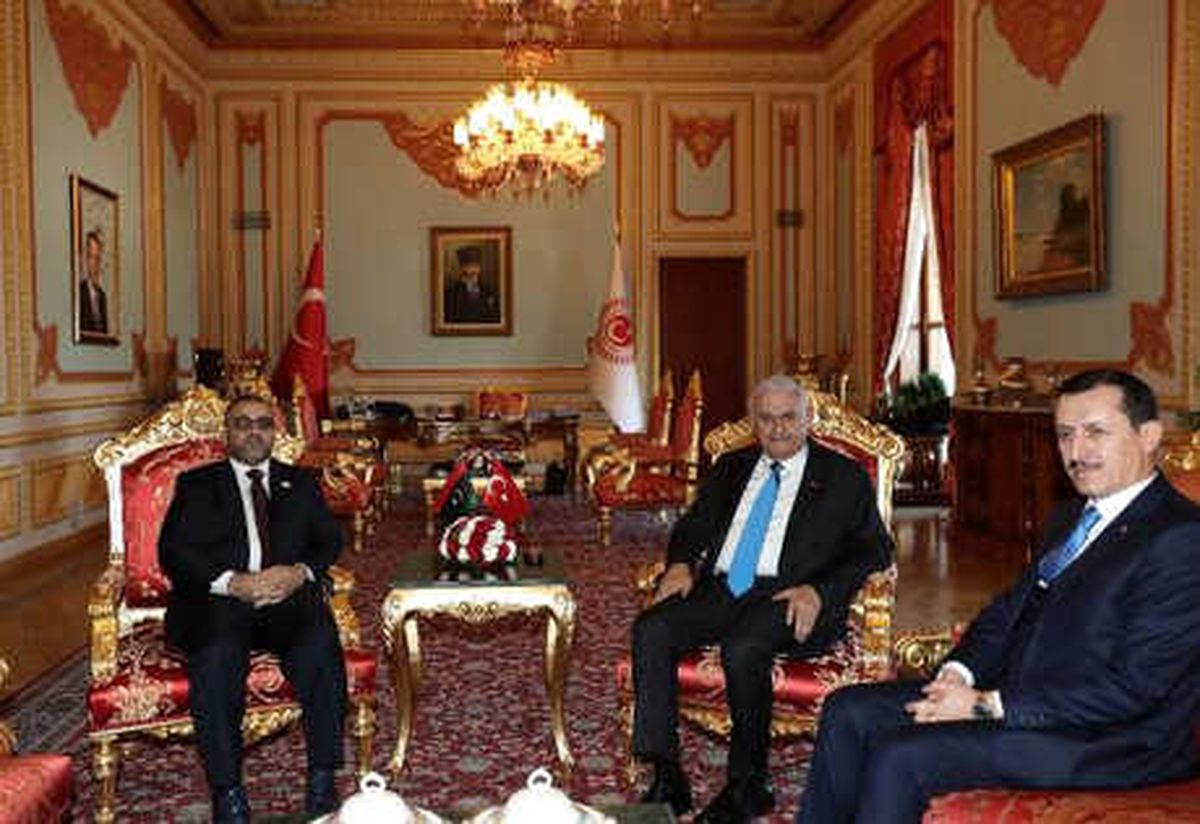 Yıldırım, Libya Yüksek Devlet Konseyi Başkanı Halid El-Mişri ile Görüştü