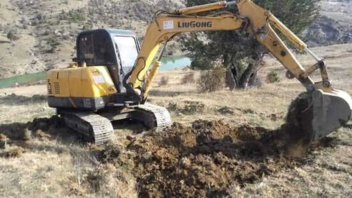 6 Tonluk İş Makinesini Çaldılar