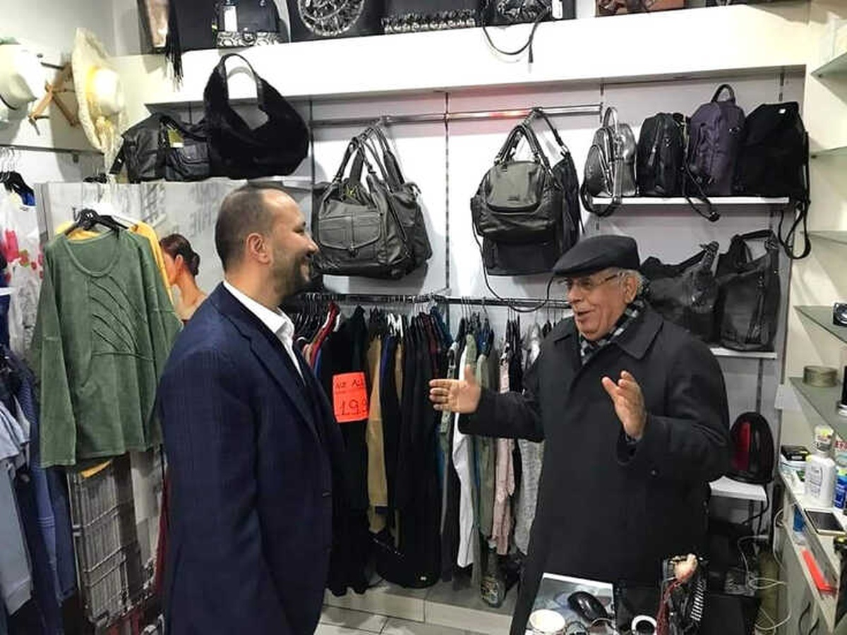 Ak Partili Erürker, Yağcılariçi Esnafını Ziyaret Etti