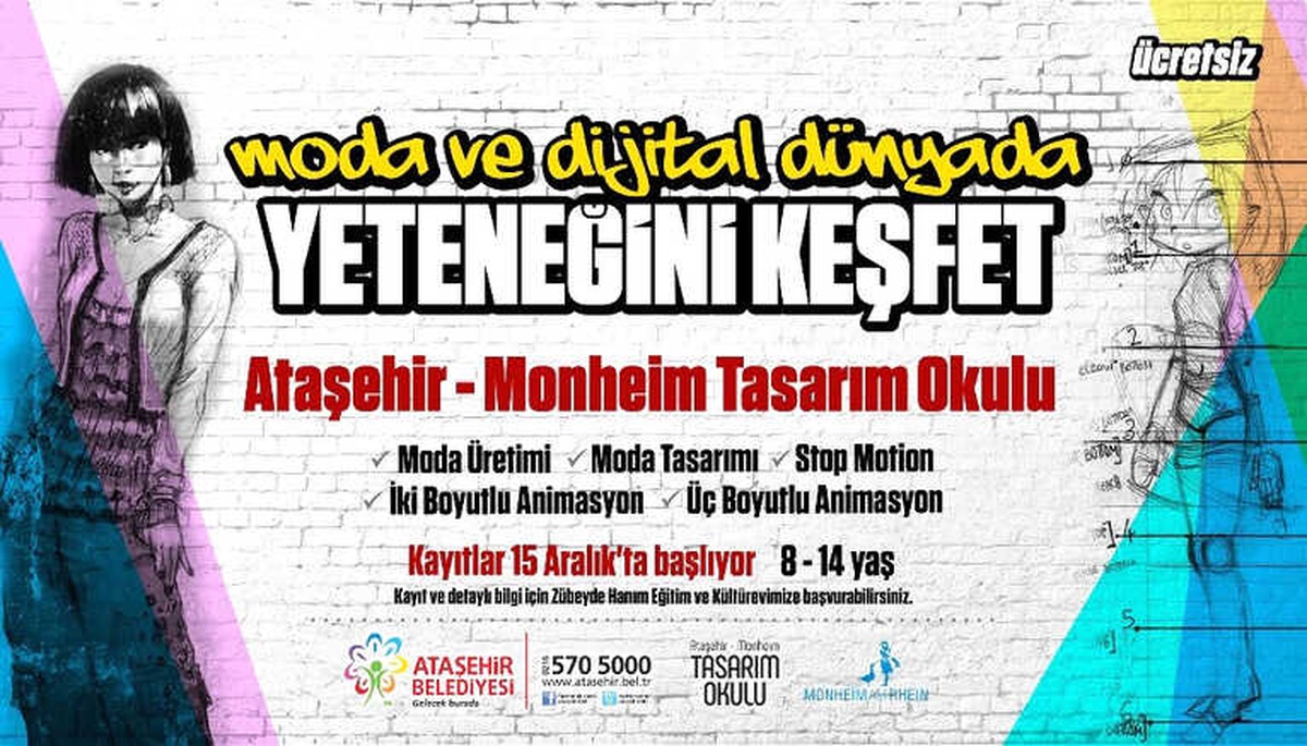 Ataşehir Monheım Tasarım Okulu\'nda Eğitimler Başlıyor