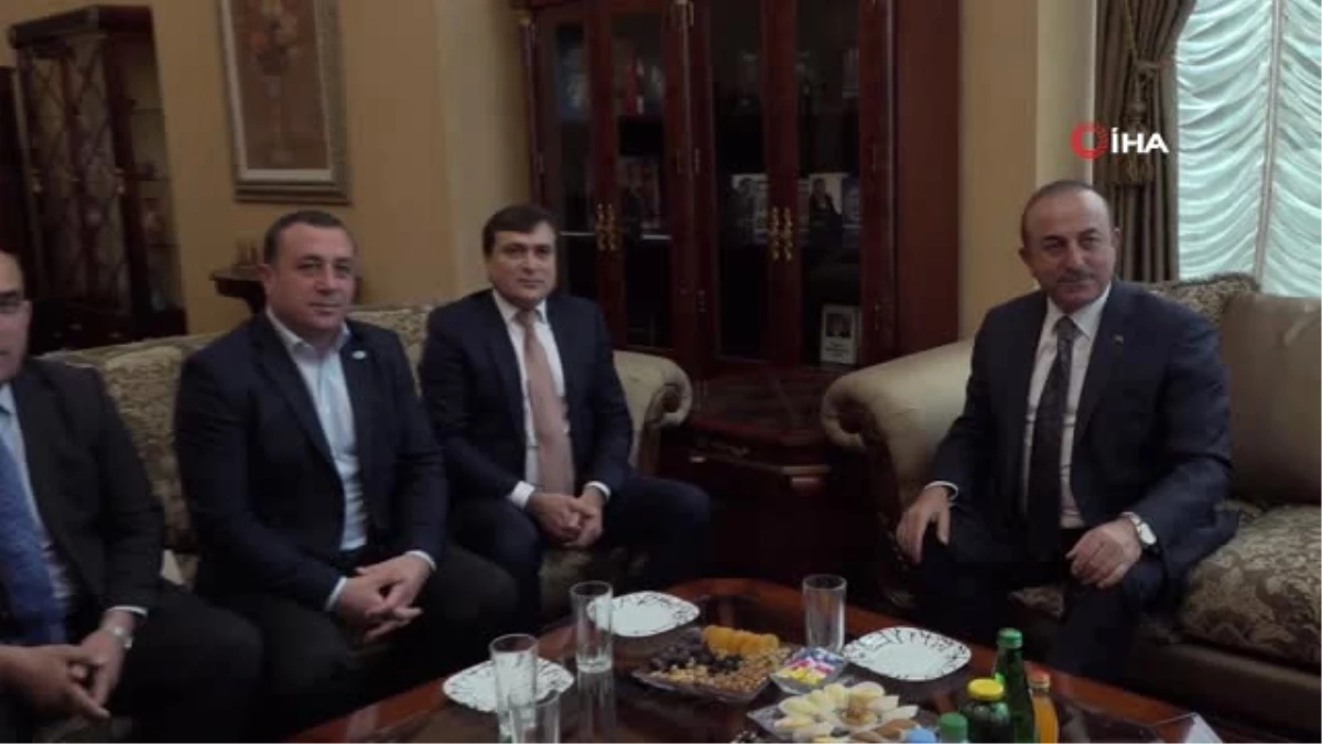 Çavuşoğlu, Dünya Ahıska Türkleri Birliği Temsilcilerini Kabul Etti