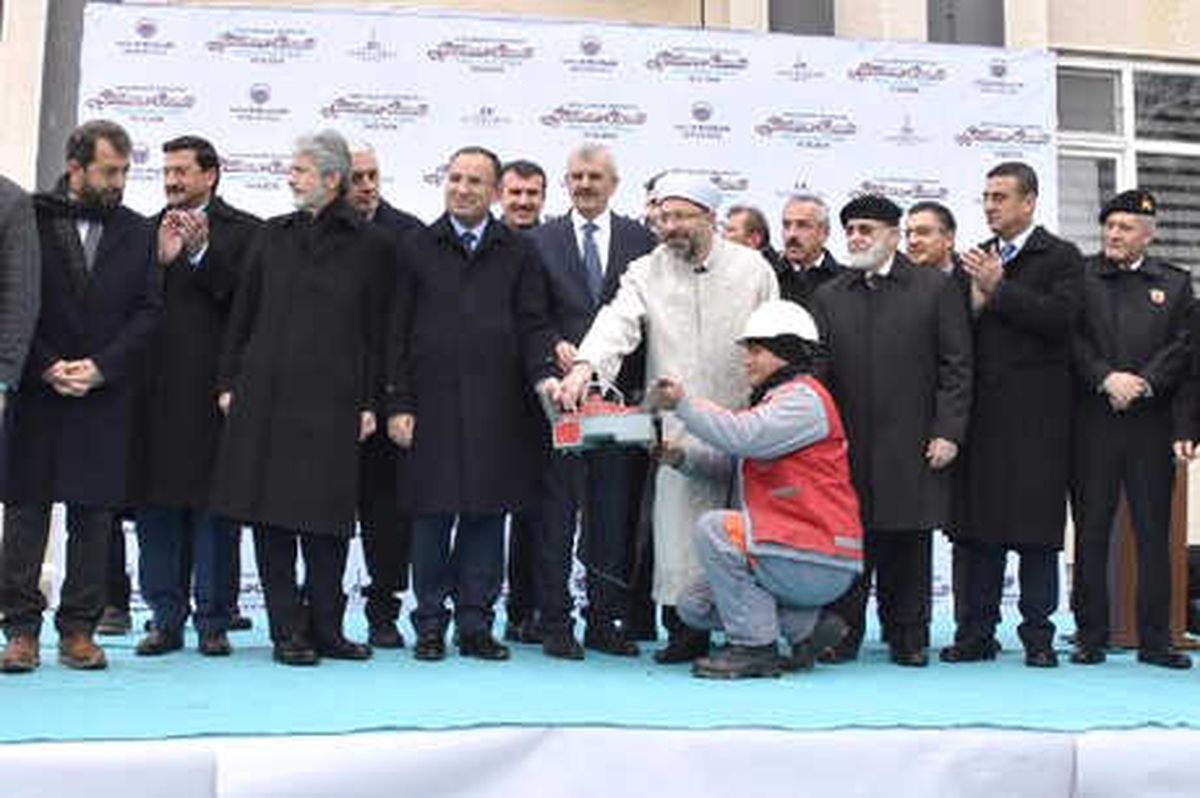 Gülhane Cami\'nin Temel Atma Töreni Gerçekleştirildi