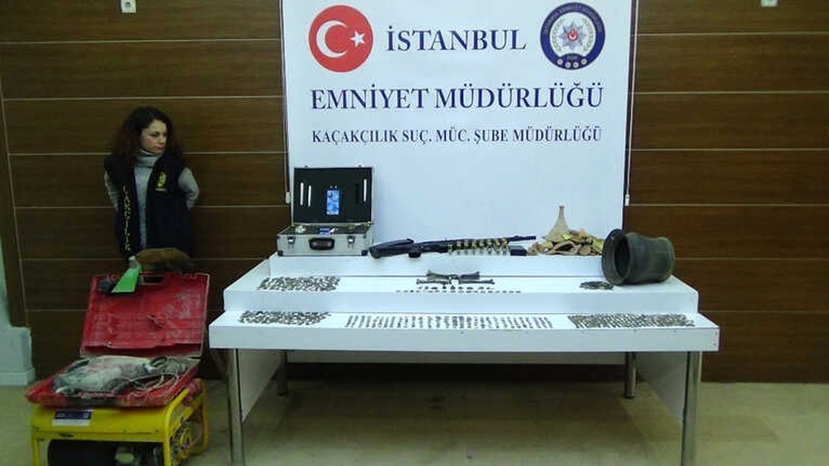 İstanbul\'da Tarihi Eser Kaçakçılarına Operasyon: 8 Gözaltı