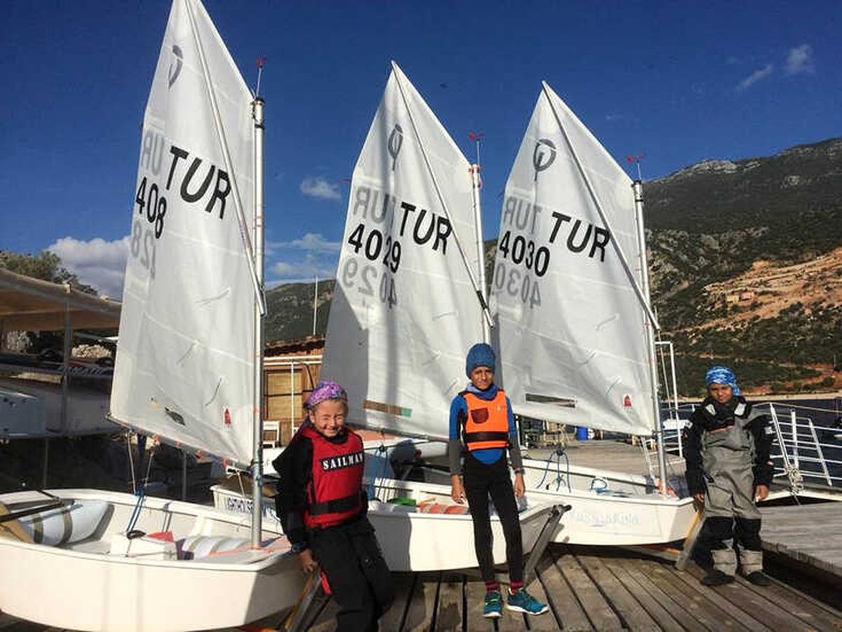 Kaş\'ta Yelken Yarışları