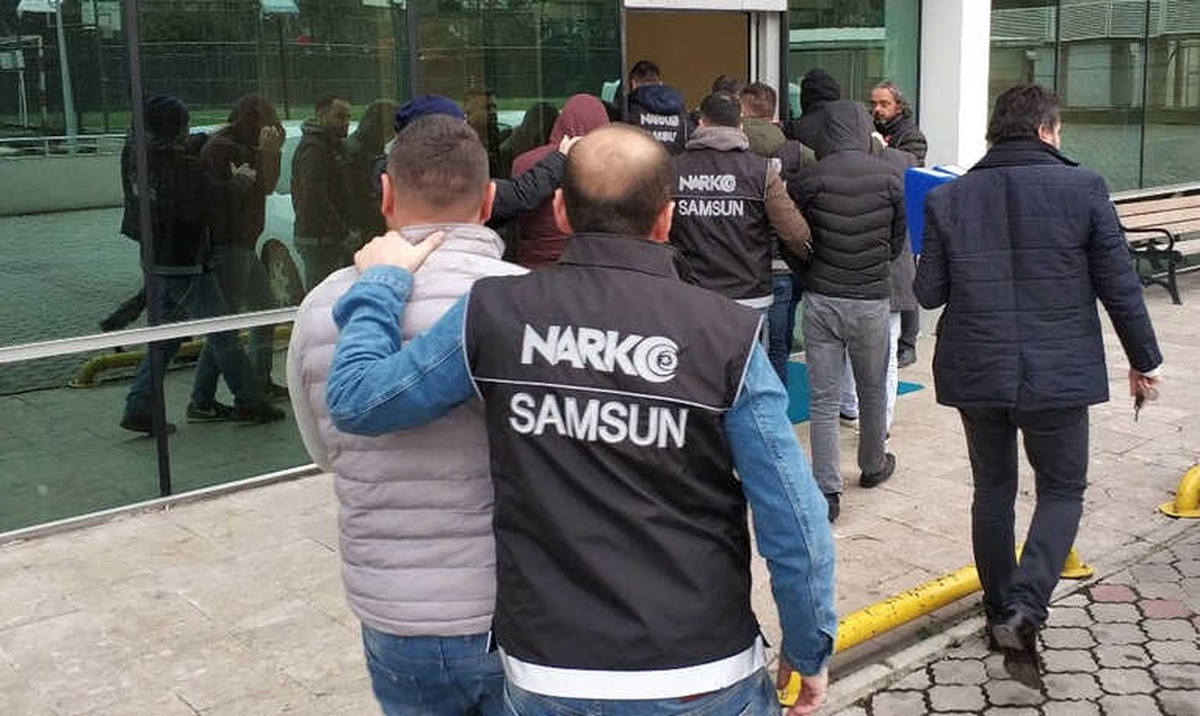 Samsun\'da Uyuşturucu Ticaretinden 7 Tutuklama