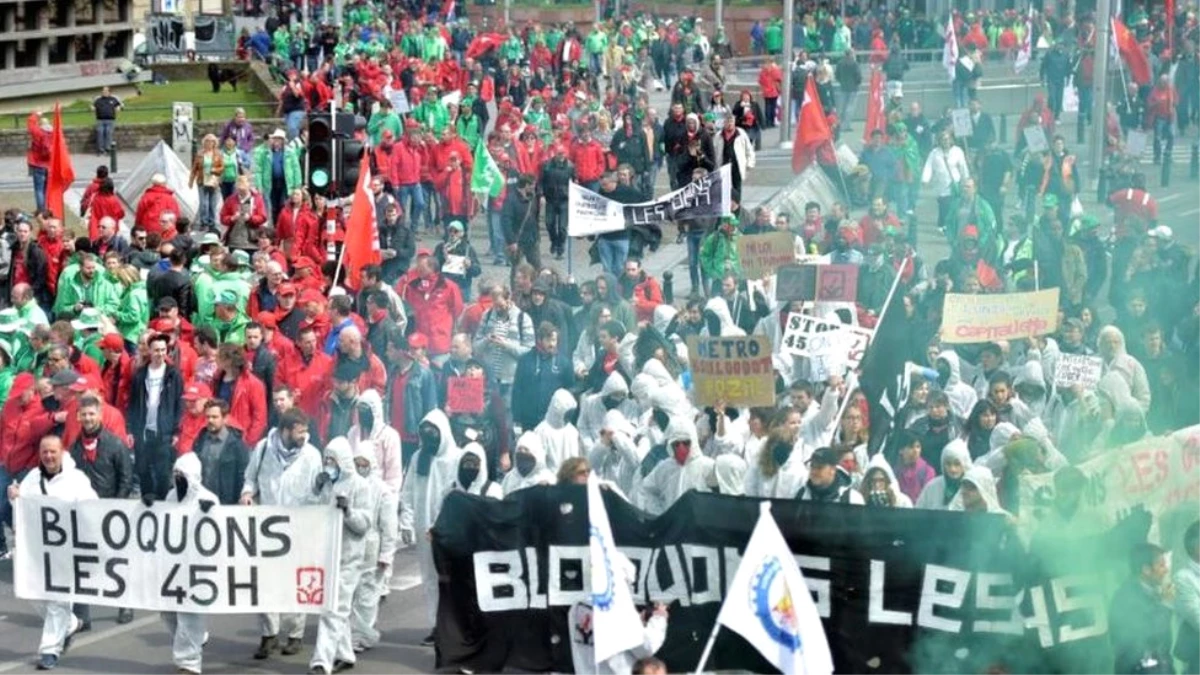 Sarı Yelekliler Protestoları - Belçika\'da Kırmızı, Yeşil ve Mavi Yelekliler de Sokaklarda