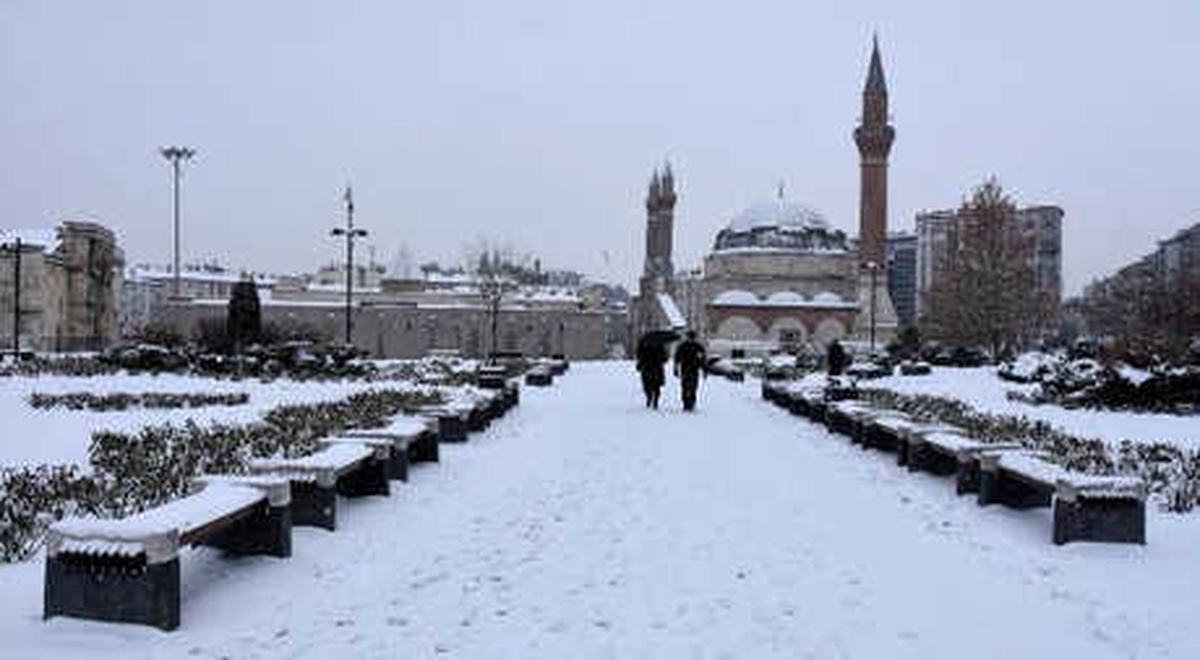 Sivas\'ta 144 Köy Yolu Kardan Kapandı