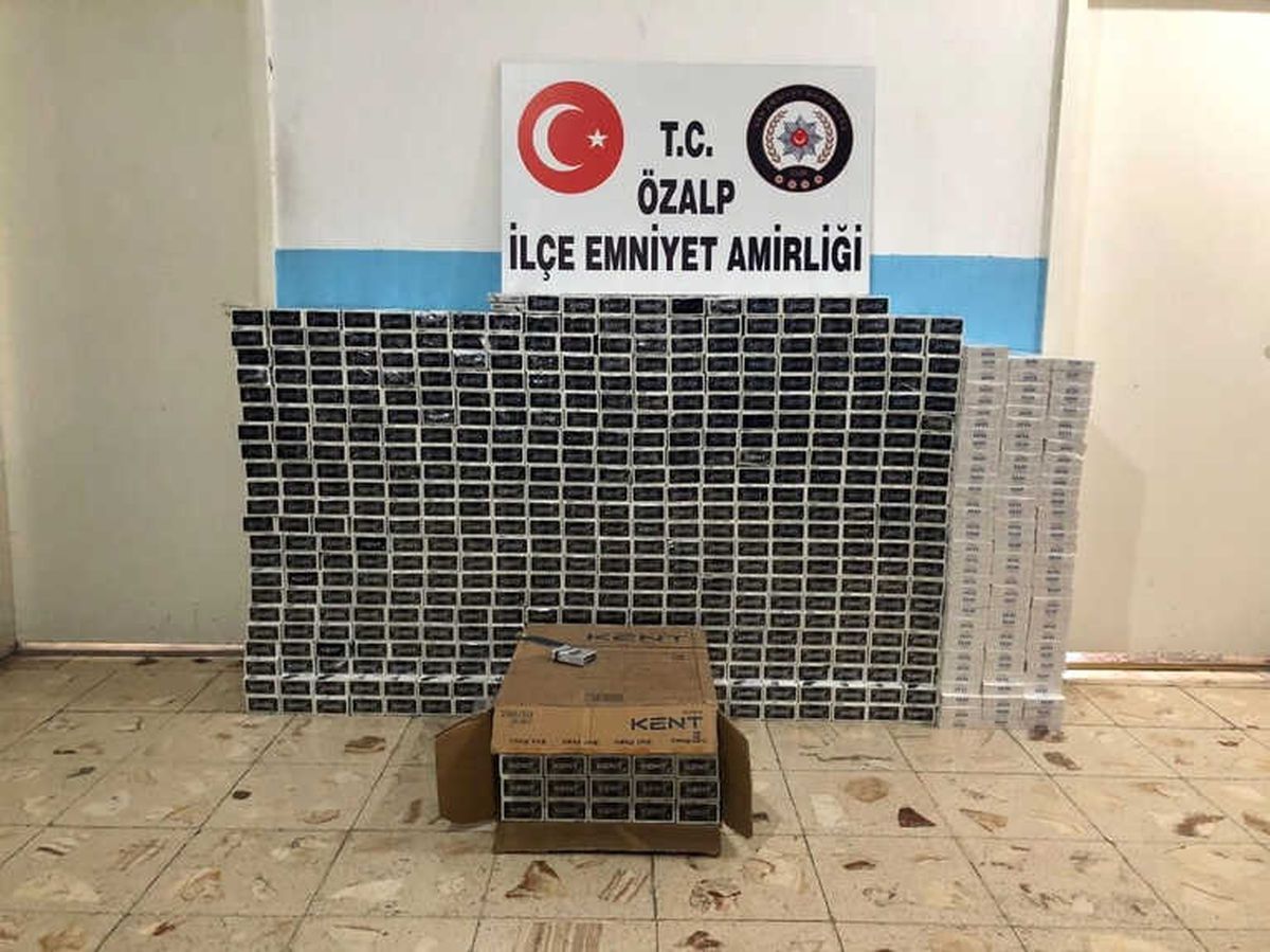 Van\'da 6 Bin Paket Kaçak Sigara Ele Geçirildi