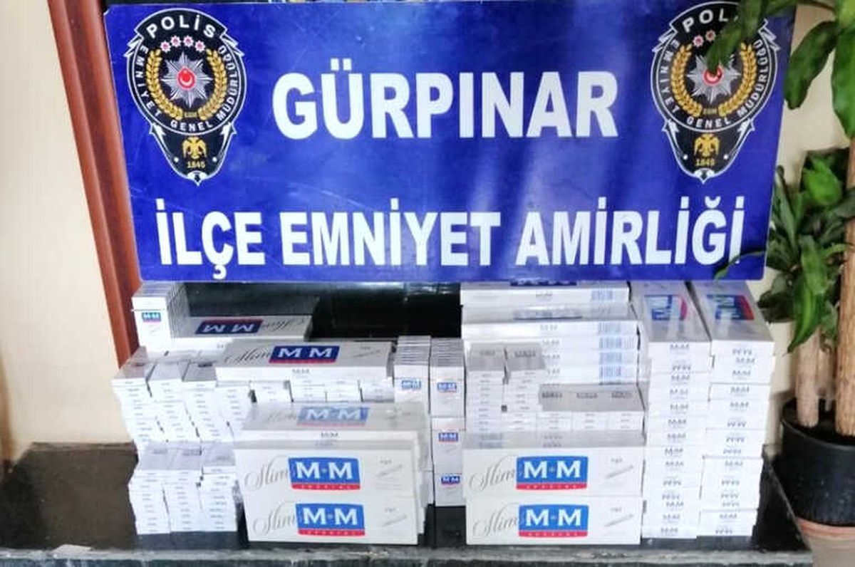 Van\'da Bin 262 Paket Kaçak Sigara Ele Geçirildi