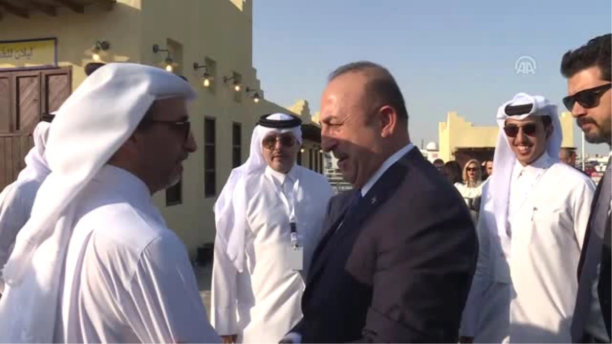 18. Doha Forumu - Çavuşoğlu, Darp Al Sai Fuar ve Sergi Alanı\'nı Gezdi