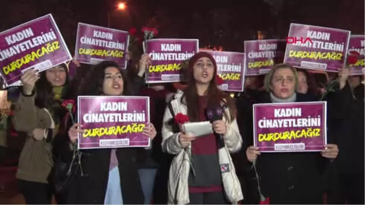 Ankara\'da Kadın Cinayeti Protesto Edildi