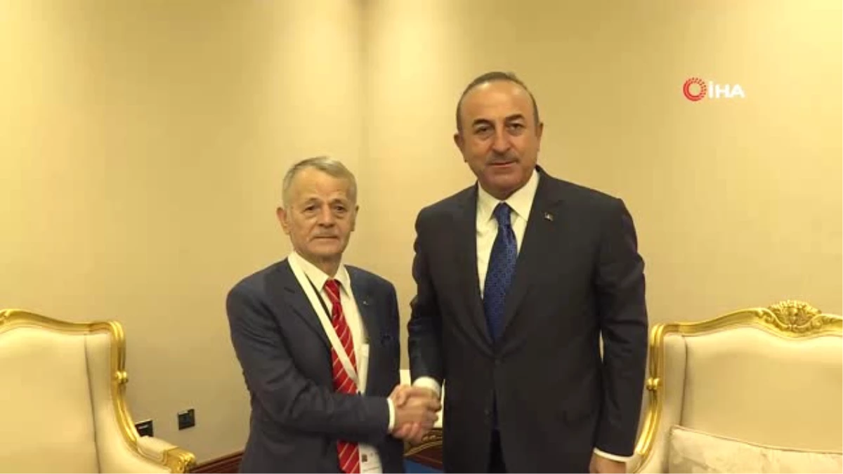 Bakan Çavuşoğlu Ukrayna Milletvekili Kırımoğlu ile Görüştü
