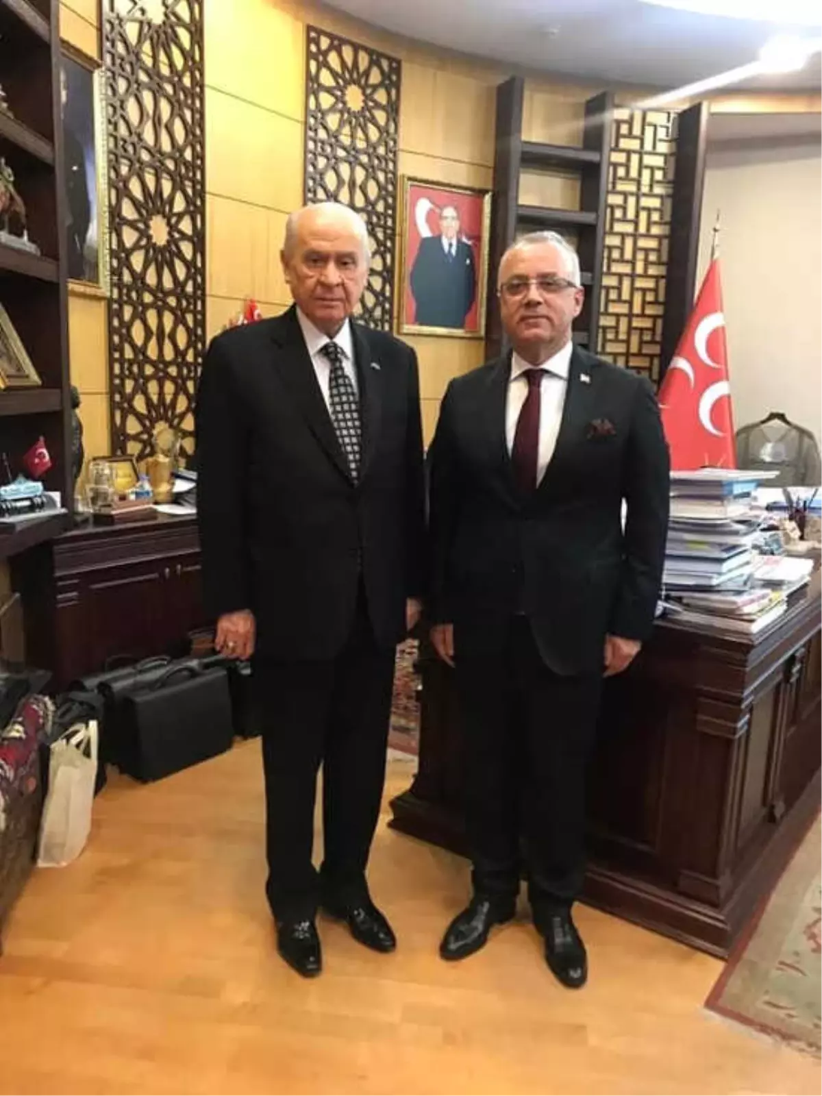 Başkan Kayda\'dan, Bahçeli\'ye Teşekkür Ziyareti