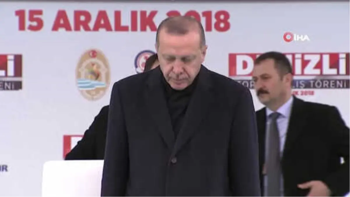 Cumhurbaşkanı Erdoğan Denizli\'de 275 Projeyi Hizmete Sundu