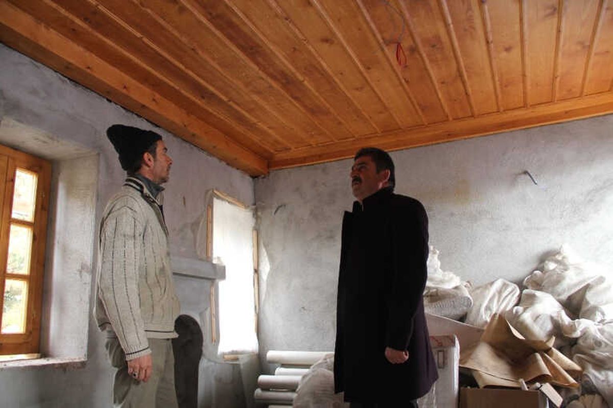 Gerede\'de, \'Kiliseli Han\'ın Restorasyonu Devam Ediyor