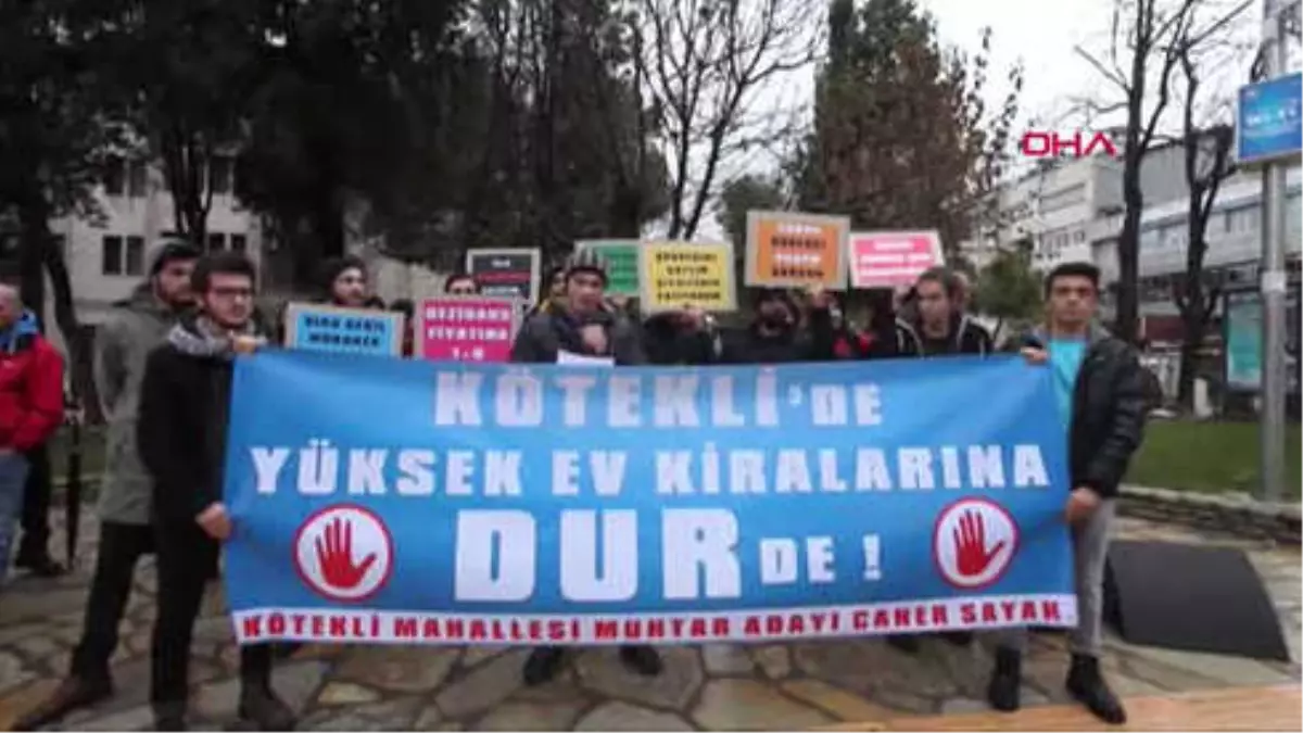 Üniversite Öğrencileri, Yüksek Kiraları Protesto Etmek İçin Eylem Yaptı