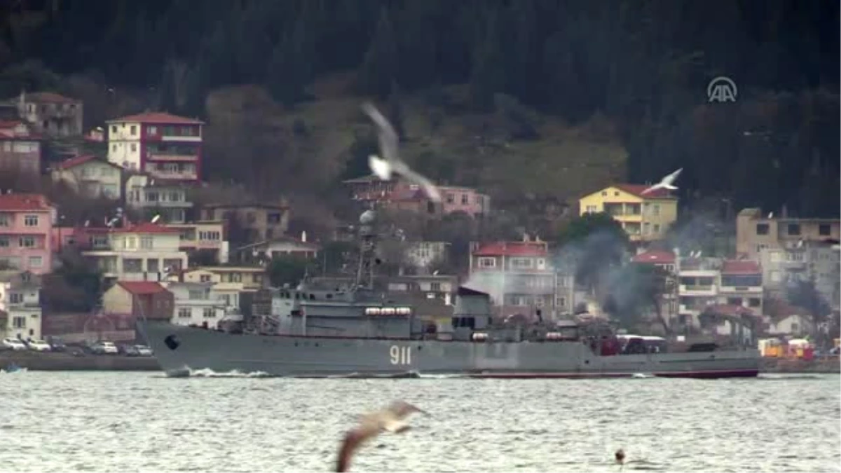 Rus Askeri Gemileri Çanakkale Boğazı\'ndan Geçti