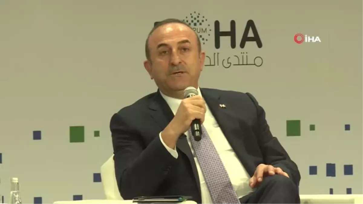 Bakan Çavuşoğlu, Doha\'da Gündemi Değerlendirdi