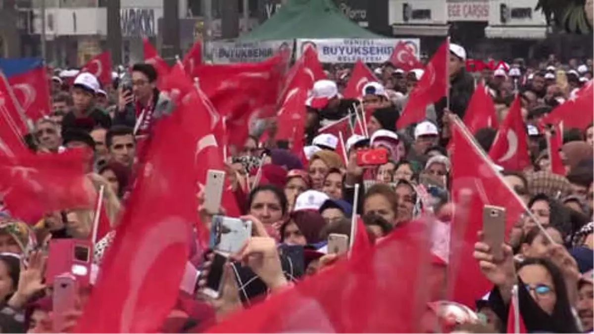 Denizli Cumhurbaşkanı Recep Tayyip Erdoğan, Denizli\'de Belediye Yatırımlarını Açtı