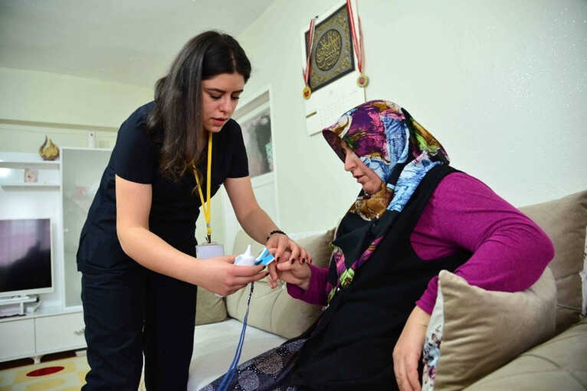 Kahramankazan\'da Evde Ücretsiz Sağlık Hizmeti