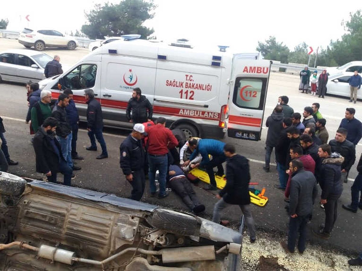 Kahramanmaraş\'ta Trafik Kazası: 4 Yaralı