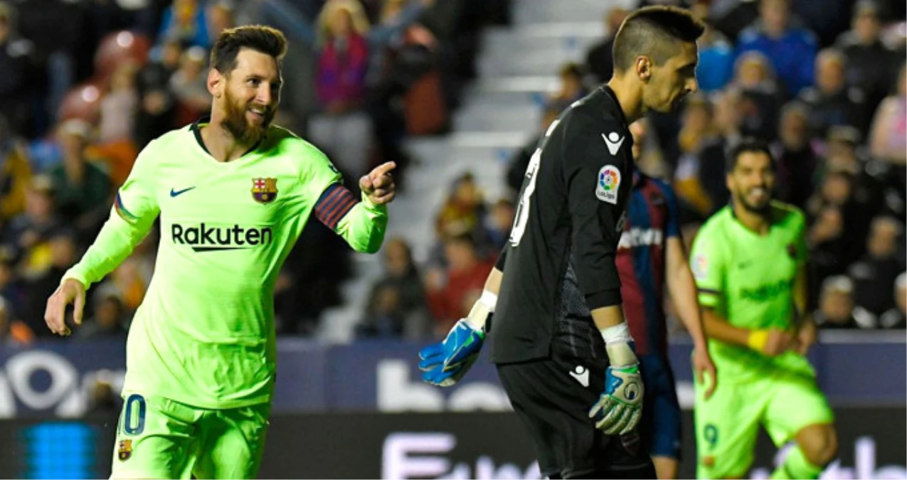 Barcelona, Levante\'ye Deplasmanda Fark Attı: 5-0