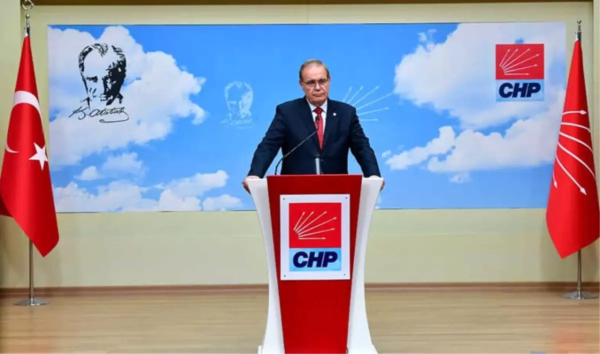 CHP Sözcüsü: " \'Şu Anda Bazı Hatalar Görüyorum\' Gibi Sözlerin CHP\'nin Seçime Girerken Yürüttüğü...