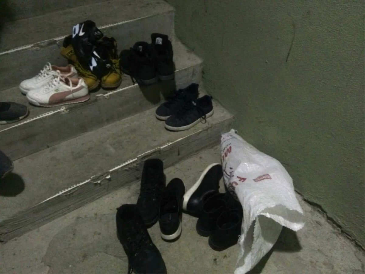 Hadımköy\'de Ayakkabı Hırsızları Kamerada