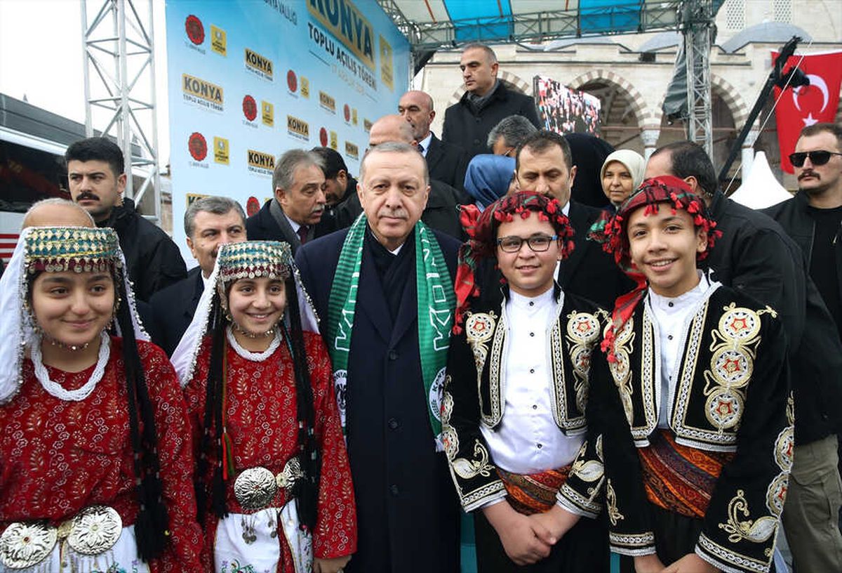 Konya\'da Toplu Açılış Töreni