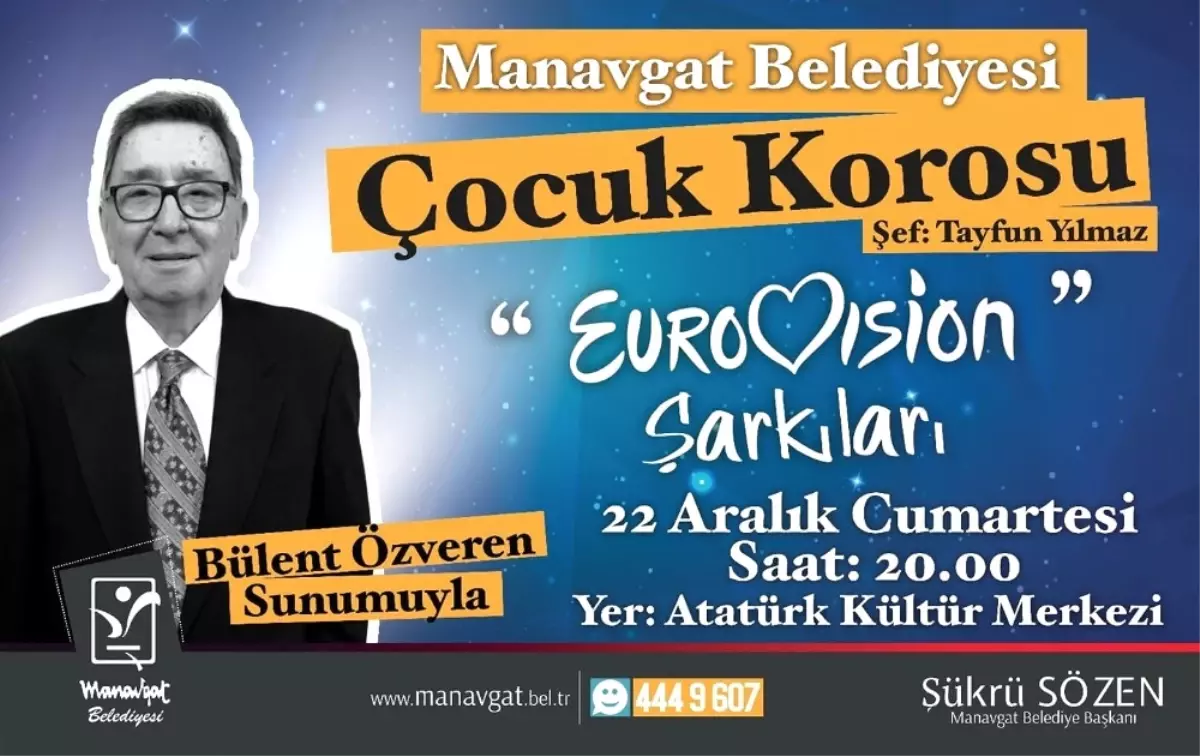 Manavgat Belediyesi\'nden Eurovision Şarkıları Konseri